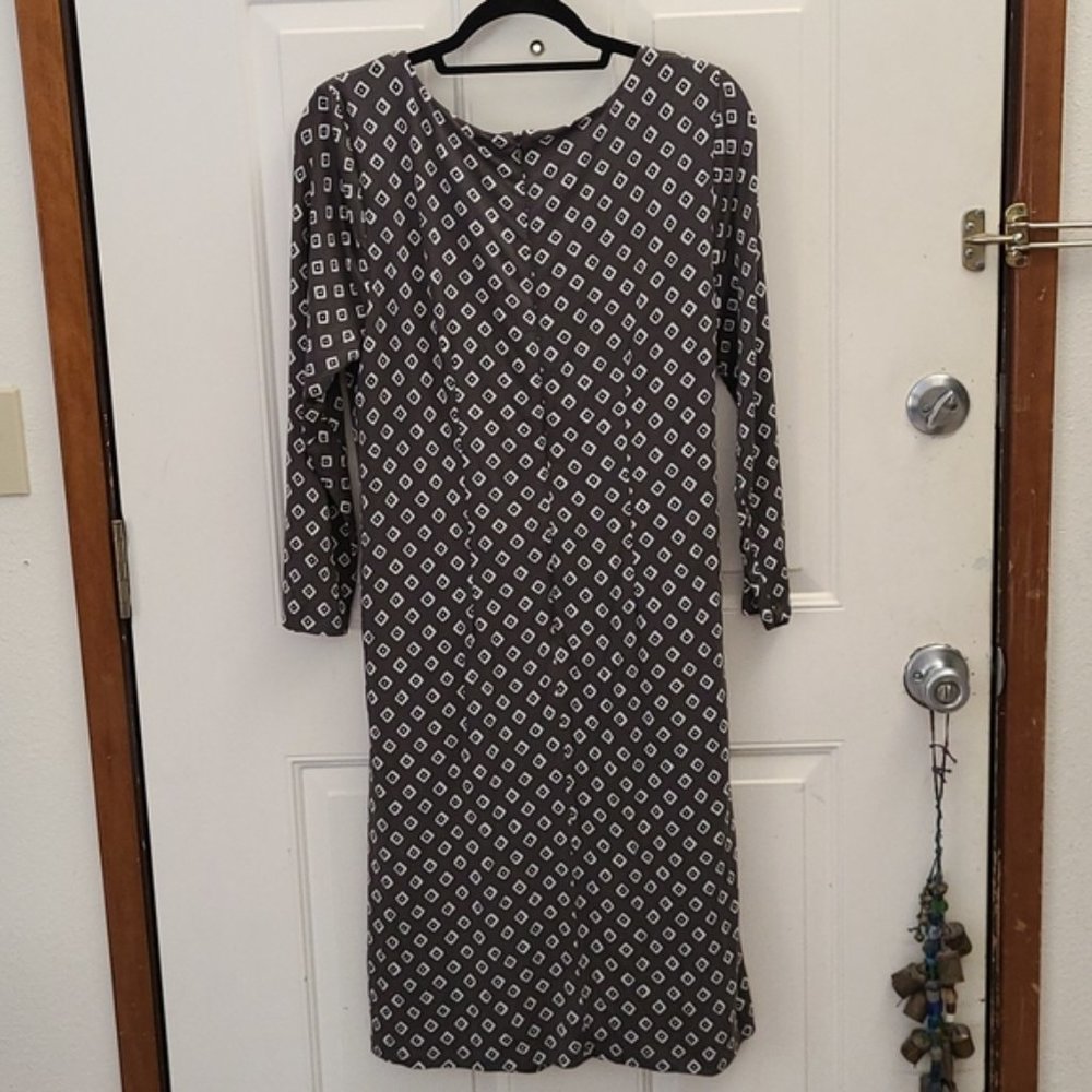 Loft Gray Maternity Dress - Picture 3 of 7